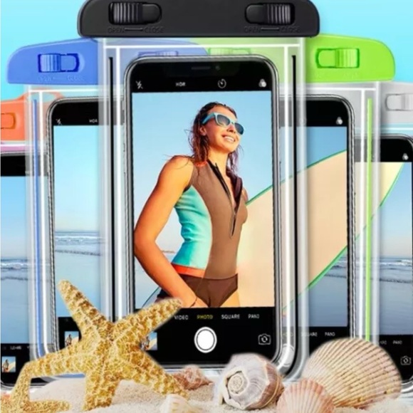 3 pack waterproof floating cell phone pouch dry bag case/cover Fits all phones - Picture 4 of 6